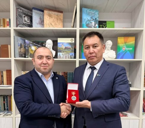 Aqil Ələsgər Bişkekdə medalla təltif olundu –
