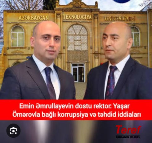   Gəncə Şəhər Texnologiya Universitetinin rektoru Yaşar Ömərovun səlahiyyətdən sui-istifadəsi və korrupsiya halları barədə...  VİDEO